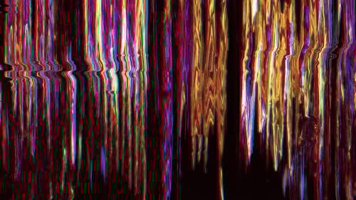Color Glitch Noise, distorsión analógica, textura Vhs