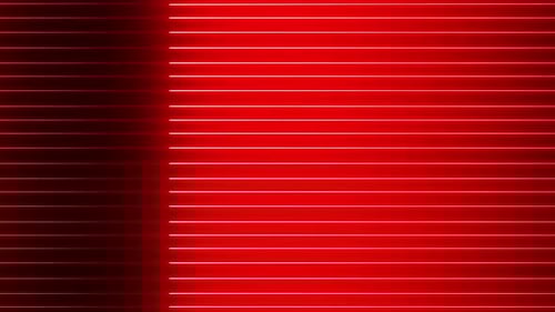 Red Neon Lines Pulsating Loop