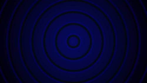 Animierte Hintergrundanimation im abstrakten blauen Farbkreis
