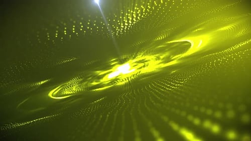 Abstract Glowing Particle Swirl Dynamic Background Animation