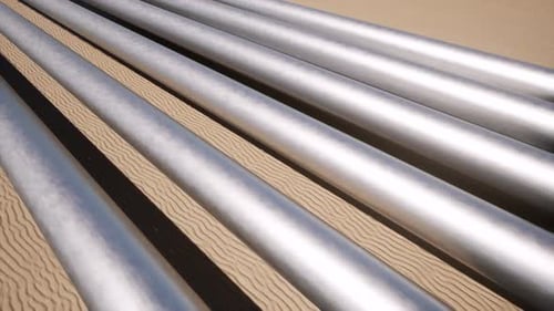 Aerial Landscape Oil Pipe Industrial Technology Nature Sand Desert