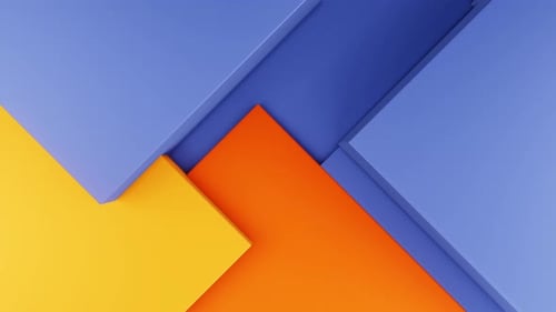 Colorful Cubes Background Animation Loop