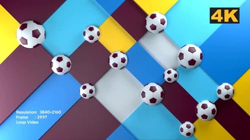 soccer/ football loop plasma