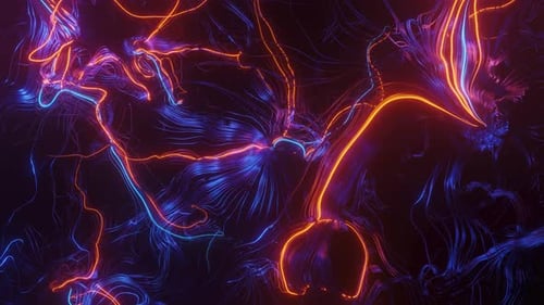 4K Sci Fi Credits Background Loop