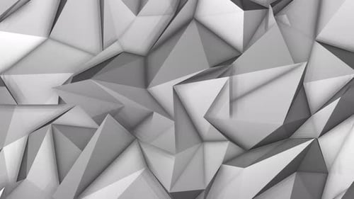 Abstract Geometric Polygons Waving Seamless Loop Background