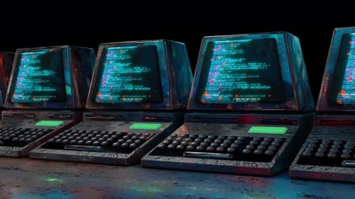 Programmiercodes in alten Personalcomputern 4k