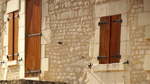 Traditional Shutters Window, France