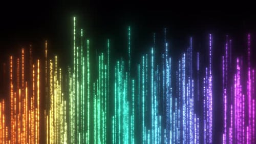 abstrakte RGB-Partikel