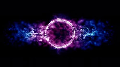 Leuchtender Energieball
