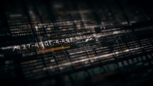 Futuristic Digital Data Stream Code Abstract Background