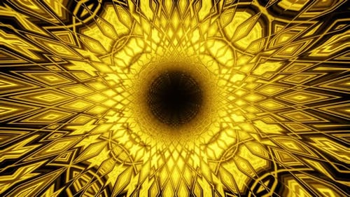 Dynamic Golden Geometric Kaleidoscope Loop Background