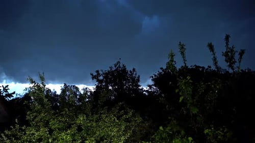 Dramatic Cloudscape Area. Background of storm clouds before thunder storm