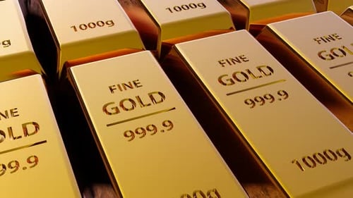 Goldbarren-Hintergrund.