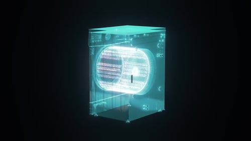 Digital Washing Machine Hologram Hd