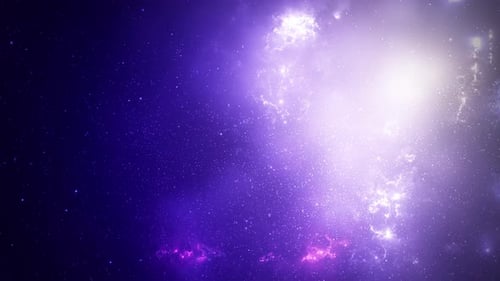Dynamic Cosmic Nebula and Star Field Background
