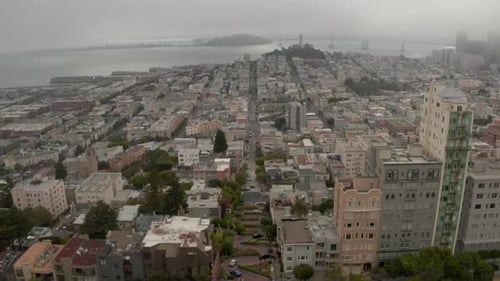 Beautiful Aerial View of the San Francisco USA