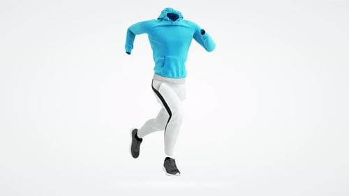 Conception Esporte e Estilo de Vida Saudável Fit Man Running Sportswear