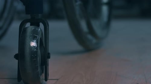 Newly Assembled Wheelchair for the Disabled