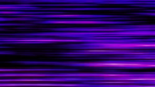 Multicolored neon rays flying horizontally