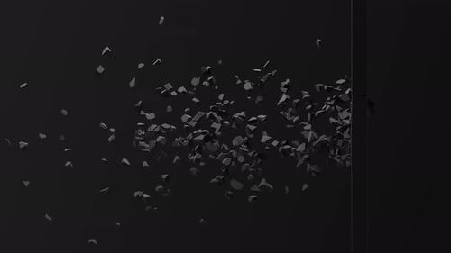 Abstract composition of cracked surface