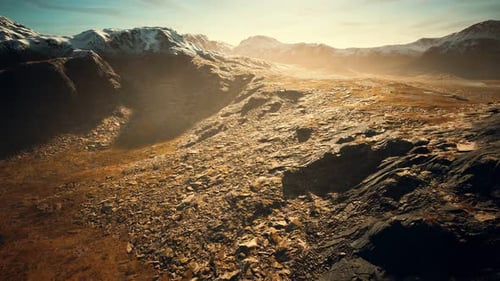 Small Lakes in Canada Near Mountains
