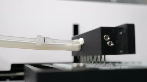 Automated Lab Equipment Moves Needles Precisely