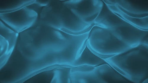 Abstract Blue Liquid Waves Seamless Loop Background Animation