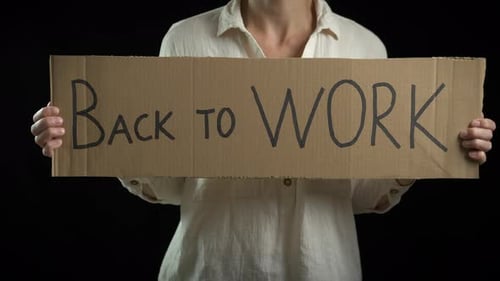 Retorne ao trabalho.