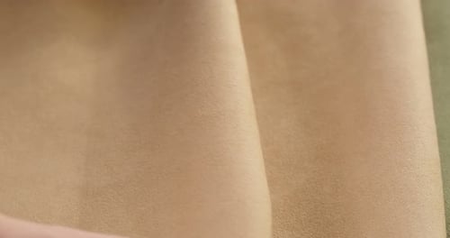 Beige Fabric Closeup