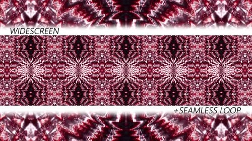 Fondo panorámico de geometría roja