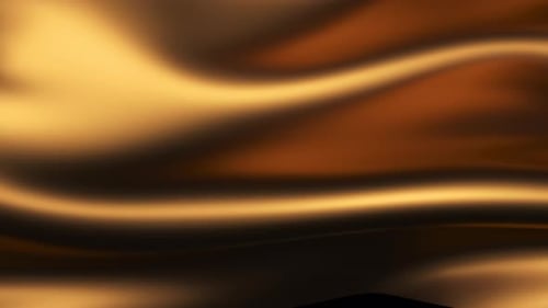 Elegant Abstract Golden Liquid Flowing Background