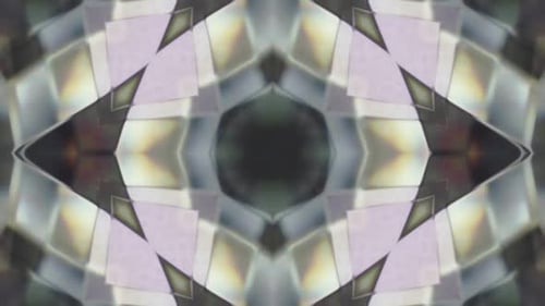 Dynamic Abstract Kaleidoscope Pattern Motion Background