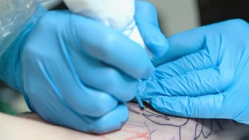 Filling Arm Tattoo