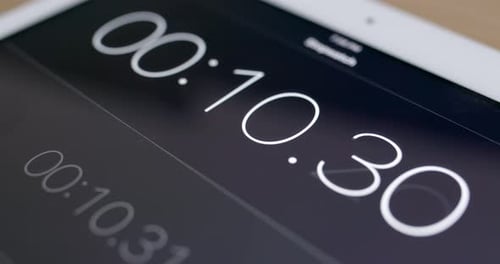 Starting to count the time