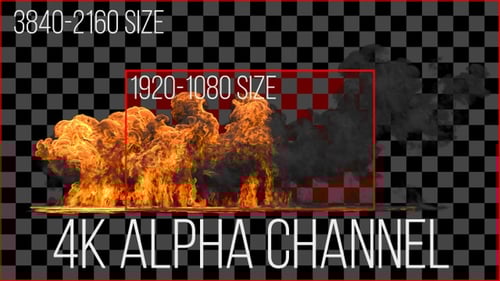 Fire way explosion 4K