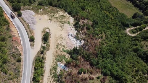 Garbage Dump in Forest 4K