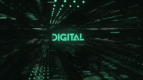 Dados digitais de ficção científica Word Digital