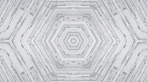 Hexagonaler weißer abstrakter Hintergrund