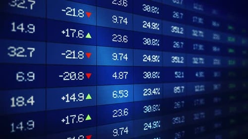Stock Market Data Tickerboard