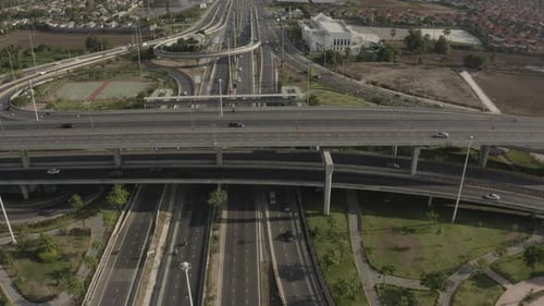 Aerial View Of Highway