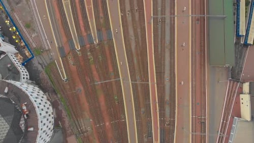 Railway Aerial von oben