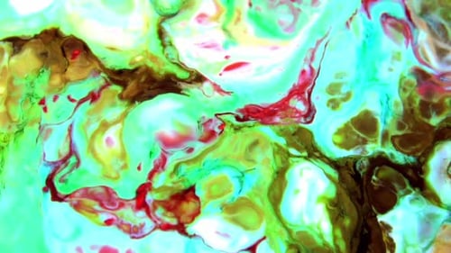 Abstract Colors Swirling and Mixing