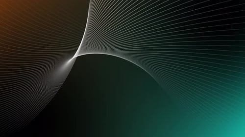Dynamic Abstract Flowing Lines Wave Background Animation