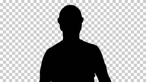 Silhouette Builder caminando, Alpha Channel