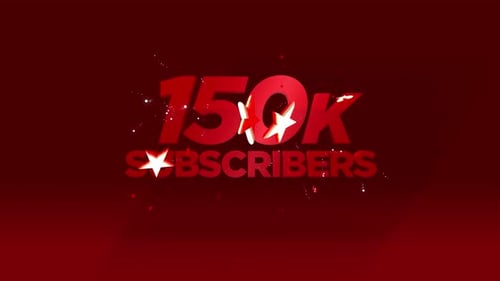 Social Media Subscribers Count Reveal Animation