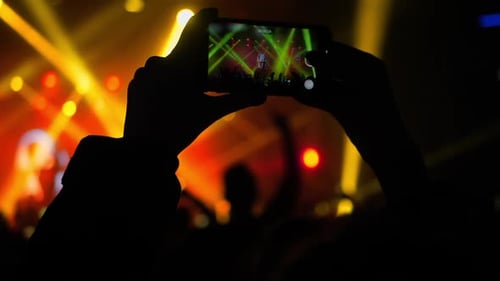 Concert Party Hand Light Stage Bright Lifestyle Rock Music