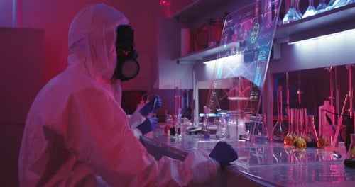 Scientists Working on Transparent Touchscreen in Laboratory