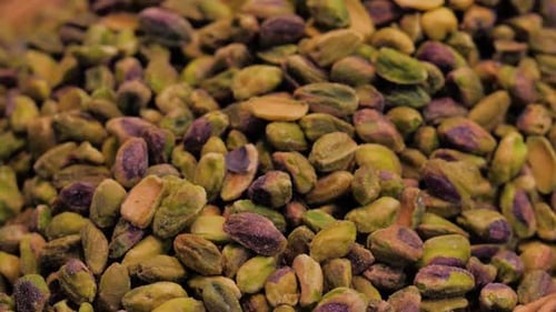 Pistachios Nuts Background Ready to Eat From Market