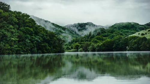 Mist On Lake