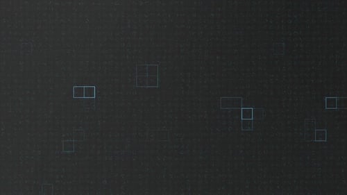 Abstract Blue Square Line Animated